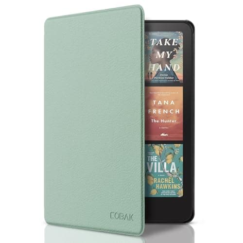 CoBak Case for 7" Kindle Paperwhite 12th Gen 2024 & Colorsoft, Matcha Green