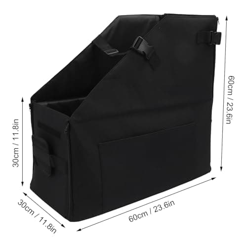 Keeper Box for Folding Bike, Foldable Cycle Storage Box, Zippered Transport Carry Case, Keep Bike Vertical for Car, Trunk, Travel — view 6
