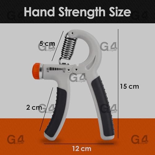 G4GADGET Hand Gripper 2 Pack – Adjustable 10-40kg Hand Exerciser Set for Grip, Wrist, and Finger Strength – Dual Resistance Forearm Trainer for Home, Office & Gym Fitness — view 4