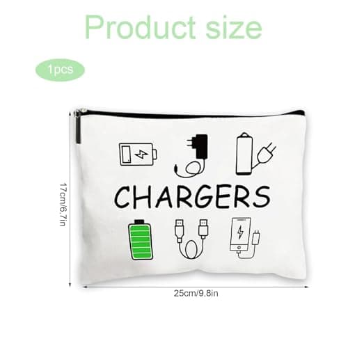 Travel Essentials, Charger Bag for Travels, Travel Gifts for Women and Men — view 2