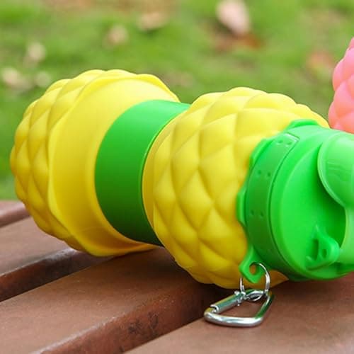 Folding Water Cup Leak Proof Silicone Expandable Lidded Mug — view 5