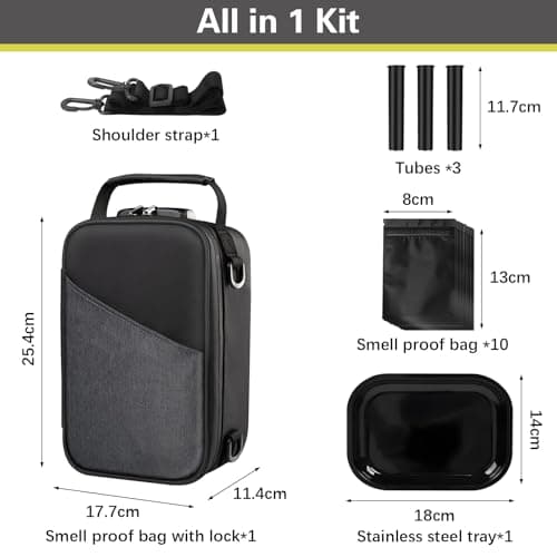 Kazaigou 16-in-1 Smell Proof Stash Bag with Combination Lock — view 2