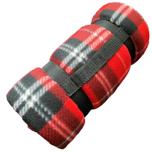 Sakura SS5303 Travel Blanket 180 cm x 120 cm, Tartan (Pack of 2) — view 3