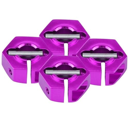Wheel Hex Hub Adapters, 12mm Universal Wheel Hex Hub Adapter for HSP Sakura 1/10 Scale RC Car(5mm, Purple) Model Car Accessories — view 6