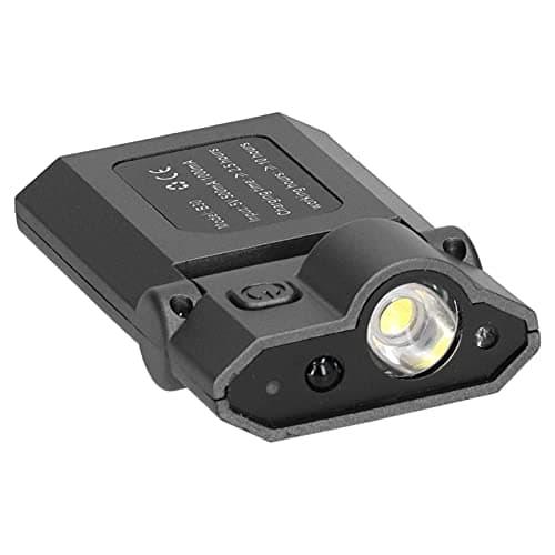 BAFOVY Cap Light LED Headlamp Stainless Steel ABS Clip on Hat Light 680mAh USB Rechargeable Gesture Sensor 120 Degree Adjustable for Camping Fishing Hiking