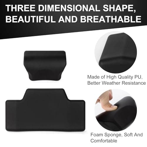 PSLER Motorcycle Top Box Back Support Cushion, Bike Back Box Luggage Case Universal Backrest(45L Suitcase) — view 3