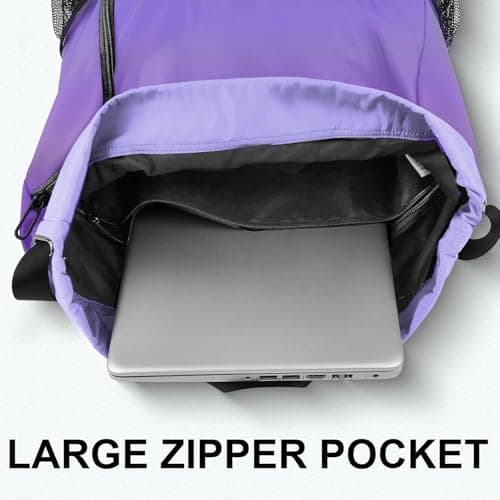 Risefit Waterproof Swimming Bags Drawstring Gym Bags Beach Bags Backpacks for Adults — view 6
