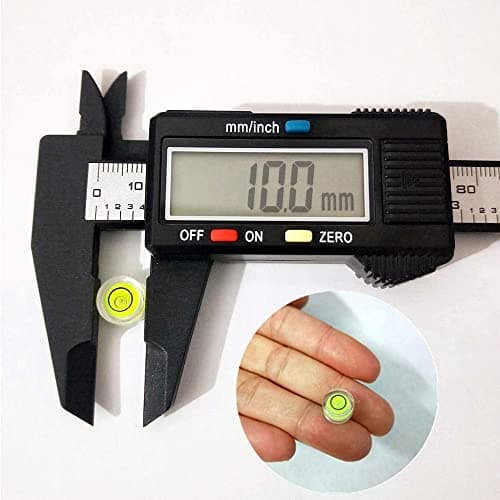 Rkshgw Circular Bubble Spirit Level Transparent 10X6mm for Travel — view 6