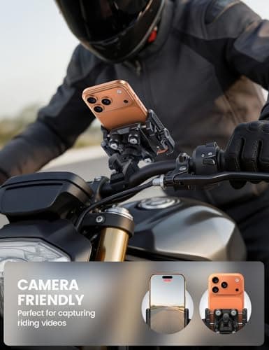 Lamicall Motorbike Phone Holder, [Camera Friendly] Bike Phone Holder Mount — view 3