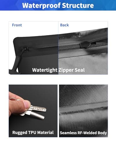 IPX8 Waterproof Document Bag, 30x39cm Waterproof Bag for documents — view 5