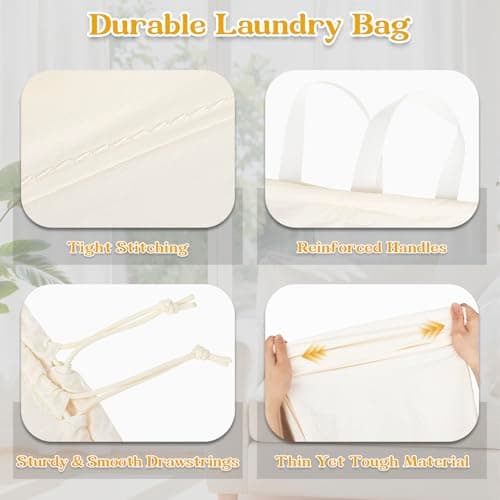 WiseBoy Extra Large Heavy Duty Laundry Bag for Dorm & Family — view 5