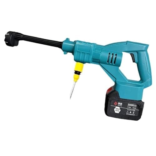 Cordless Lithium Battery Portable Car Washing Machine, Turquoise