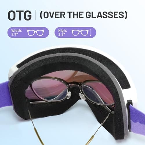 Supertrip Ski Goggles for Women Men — view 5