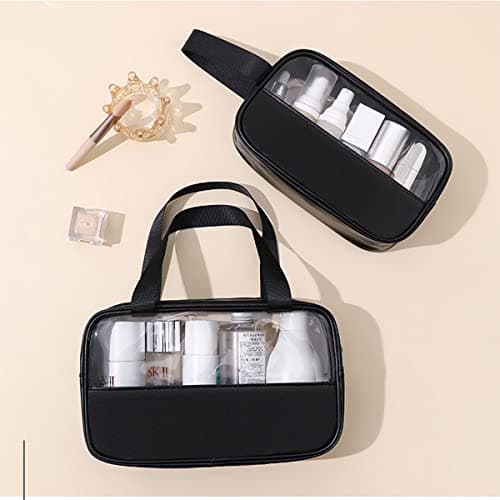 Mikytoper Clear Toiletry Bag 3 pcs, Waterproof Wash Bags Set in PVC — view 4