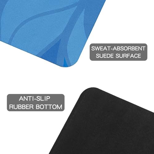 jooeer Travel Yoga Mat, 1.5mm Thick Foldable Non Slip Fitness & Exercise Mat for Pilates Gym Stretching, Sweat Absorbent, 183 x 61 cm — view 4