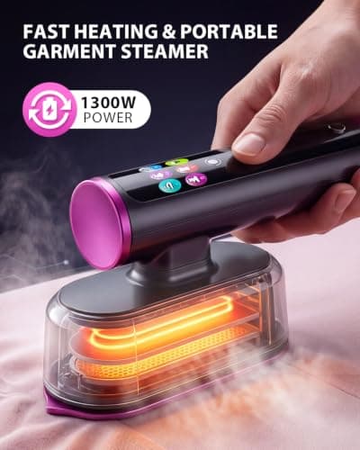 Travel Steamer for Clothes, Dual Voltage 220-240V Clothes Steamer — view 6