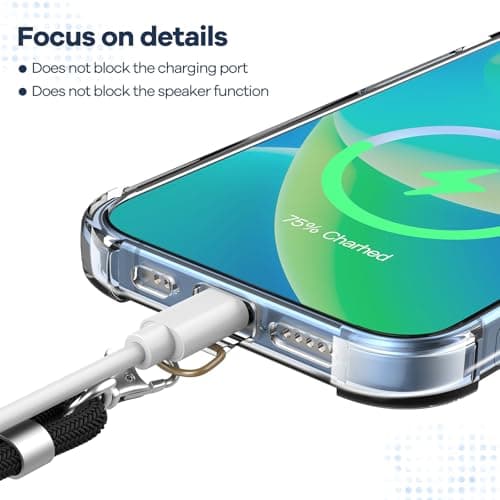 caslord Phone Lanyard with 2 Transparent Durable Patches — view 5