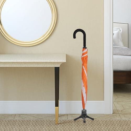 Boys and Girls Umbrella Support Stand, Portable Plastic Base, Black Tripod — view 5