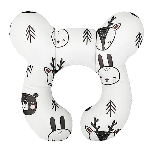 Baby Car Travel Pillow Infant Head Neck Support Pillow Car Seat Cushion Newborn Toddler Car Sleeping Pillow Kids U-shaped Head Neck Protector Pillow Headrest Pillow For Car Seat Pushchair Stroller