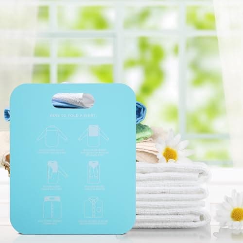 2pcs Adult Folding Clothes Board Plastic Shirt Folder for Travel — view 6