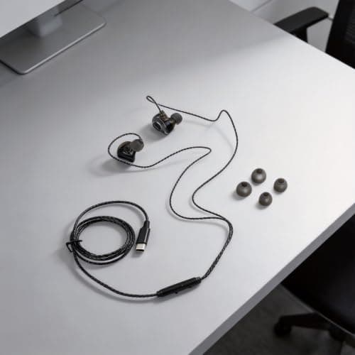Travel USB C Headset 1.2M Detachable Design(Black) — view 3
