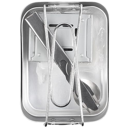 Hardys 6pc Camping Essentials Mess Kit - Compact Set with Camping Stove, 3pc Cooking Utensils Set, 2 Mess Tins, 4 Fuel Blocks - Ideal for Hiking, Festivals, Survival Equipment — view 4