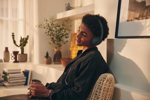 Sony WH-CH720N Wireless Bluetooth Noise Cancelling Over-Ear Headphones, Ambient Sound Mode, Lightweight Design, up to 50 hr battery life, iOS & Android - Blue — view 2