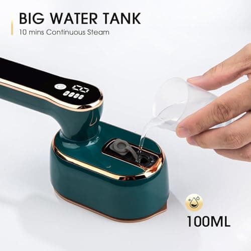 Travel Clothes Steamer Portable Iron - 2 in 1 Powerful Steam Clothing — view 5