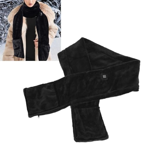 Saluaqui Heated Scarf USB Electric Neck Warmer (Black) — view 5