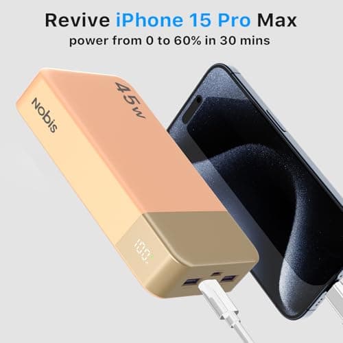 NOBIS Power Bank Fast Charging 45W 20000mAh Portable Charger — view 2