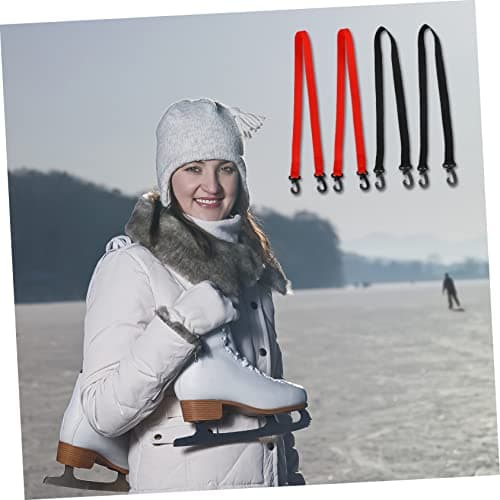 Generic Ski Boot Bag for Air Travel 4 Pack Nylon strap Boot Carrier for Snowboard Red — view 5