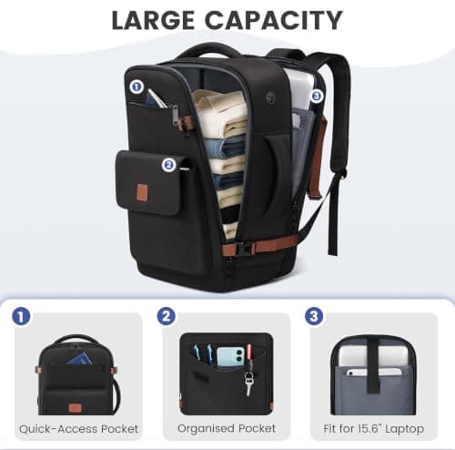 MATEIN Ryanair Cabin Bags 40x30x20, 24L Travel Backpack Cabin Size — view 3