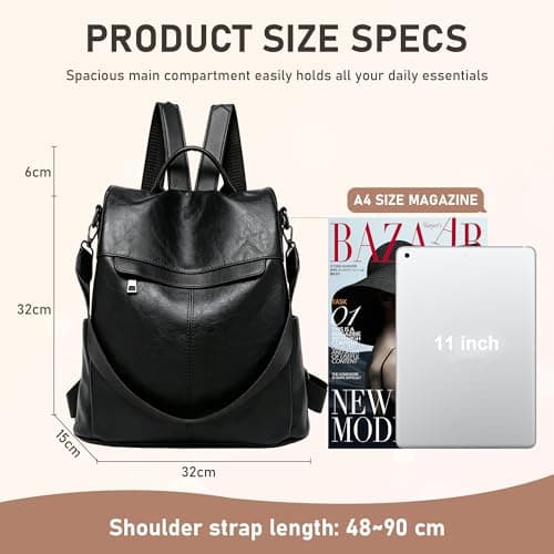 shepretty Women's Backpacks Anti-Theft Rucksack Shoulder Bags,0298-b — view 3
