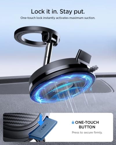 Spigen VacuumLock MagSafe Car Mount Magnetic Car Phone Holder — view 5