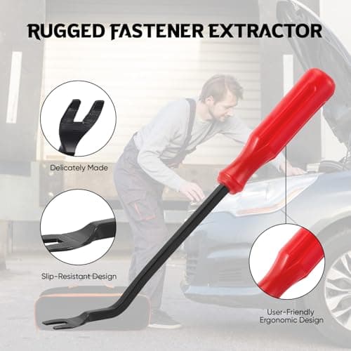 Car Tool Kit 23 Pcs, Professional Car Breakdown Emergency Kit with Long Reach Grabber,, Air Wedge Pump, J-Hook, Non-Marring Wedge, Gloves, Portable Bag, Essential Car Lockout Kit for Emergency Repairs — view 4