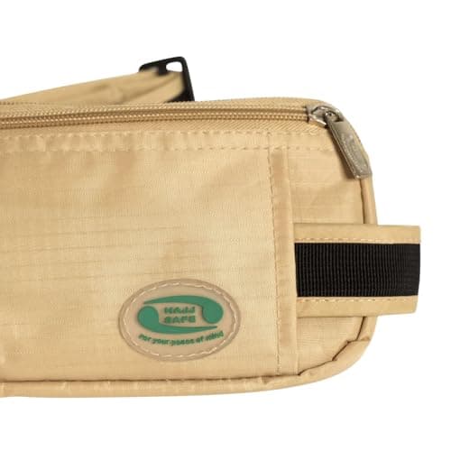Hajj Safe Anti-Theft Men Waist Bag & Ihram Belt Secure Travel Money Belt (Beige) — view 4