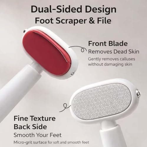 2PCS Double-Sided Foot Scraper for Callus Removal — view 3