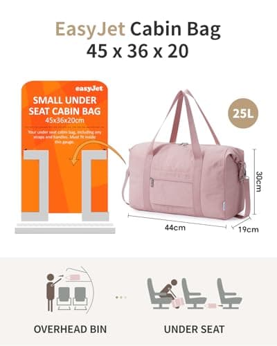 Narwey Easy Jet 45x36x20 Underseat Cabin Bag - Lightweight Hospital Bag — view 2
