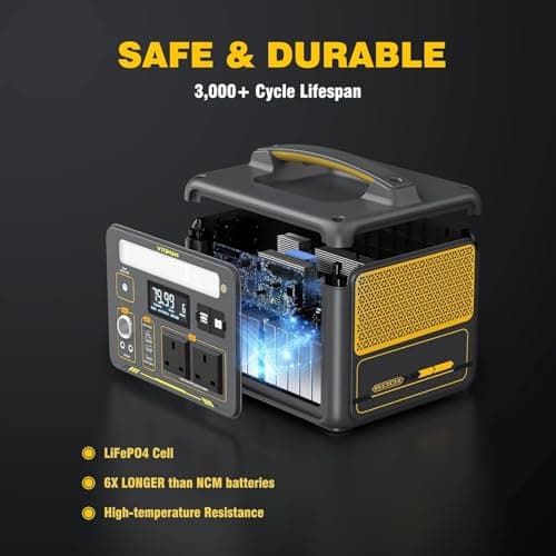 VTOMAN Jump 600X Portable Power Station with Extra Battery - 600W/939Wh — view 3