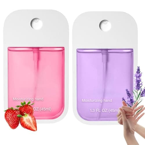 2PCS Mist Hydrating Hand Sanitize/r Spray for Adults,Hand Sani/tiser spray,Ha/nd S/anitiser Mini,spra/y han/d saniti/ser,Travel H/and Saniti/ser Spra/y(Strawberries and lavender)
