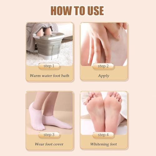 2PCS Silicone Socks for Moisturising Feet, Silicone Foot Care Socks, Silicone Gel Socks for Women Dry Feet Daily Use,Soft Gel Foot Socks for Dry Cracked Feet&Heel — view 2