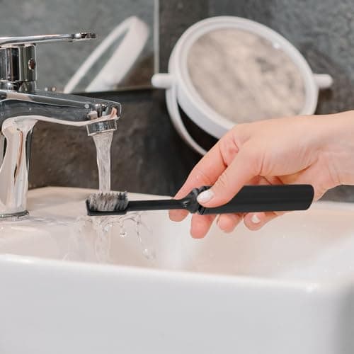10pcs Black Collapsible Travel Toothbrush Pp Soft Bristles Portable — view 5