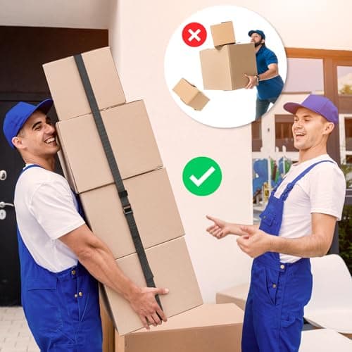 Ohuhu Tie Down Straps 10 Pack, Heavy Duty Tensioning Belts, 2.5m Adjustable Lashing Straps Cargo Straps 250kg Loading Capacity for Motorcycle, Cargo, Trucks, Trailer, Luggage, Quick Release, Black — view 6