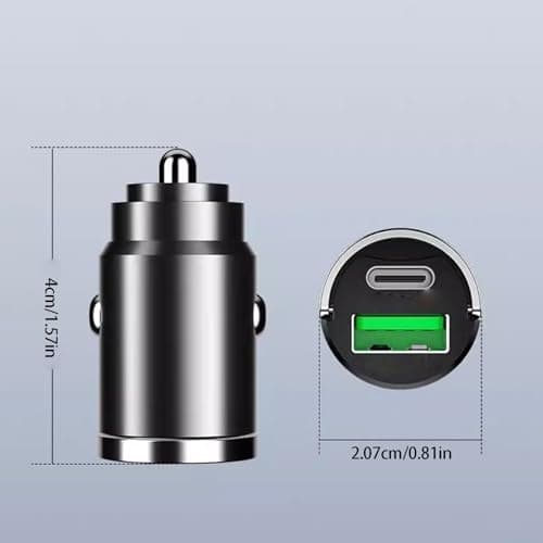 BWANGIAO 100W Fast Car Chargers With USB Type C Port Aluminum Alloy Shell For Charging Phones And Tablets On Travel — view 2
