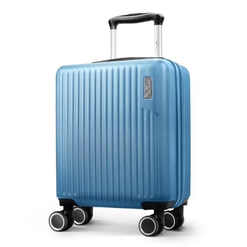LUGG 15inch Vacay Suitcase ABS Luggage, Aluminium Trolley Handle, 360° Spinner Wheels, Water-Resistant & Durable Material - Airline Compatible (45 x 20 x 33cm)