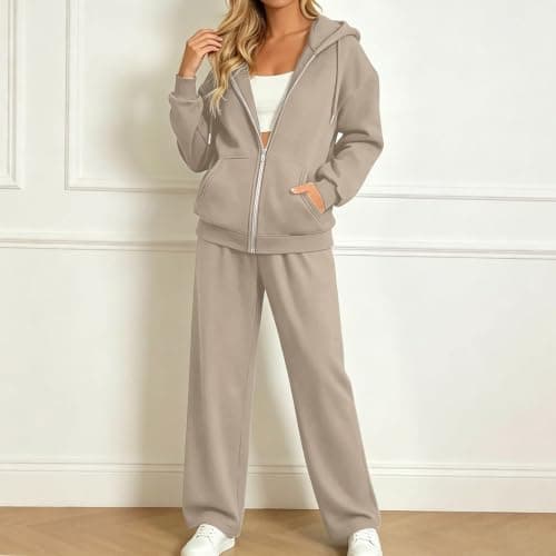 Travel Outfit Airport Set Women Tracksuit Womens Full Set Co Ord Outfits — view 2