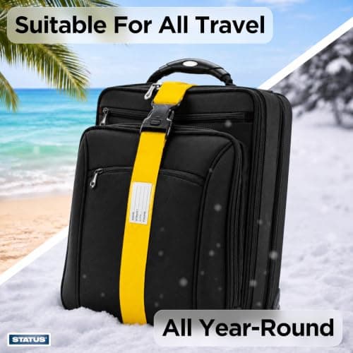 STATUS Yellow Luggage Strap, 1 Unit — view 6