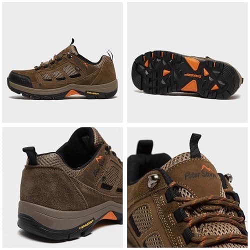 Peter Storm Men's Camborne Low Walking Shoe with High Traction Rubber Sole & Durable Leather Upper (Brown, UK Footwear Size System, Adult, Men, Numeric, Medium, 9) — view 6