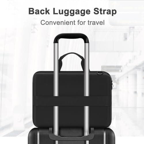 MOSISO Laptop Case 15.6-16 inch, Hard Computer Bag Men Women, Black — view 6