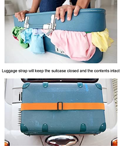 Newthinking Luggage Straps 4 Pack, 3.8x200CM Adjustable Suitcase Straps — view 5